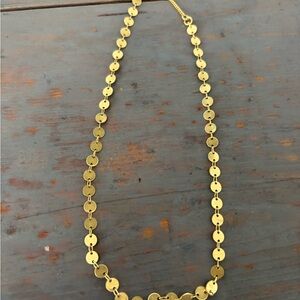 Madewell Gold Circle Necklace